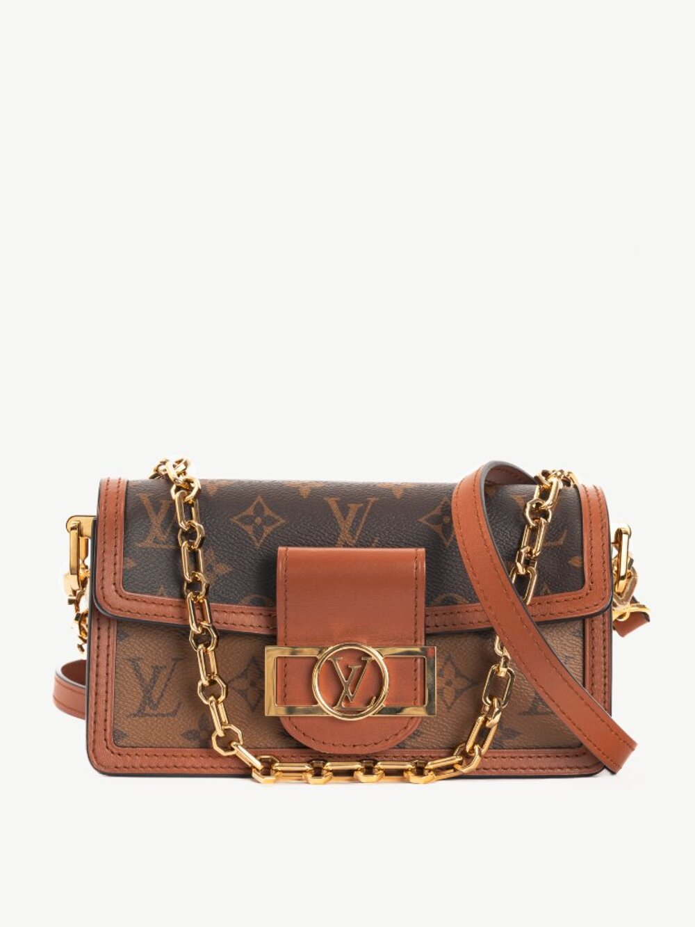 Louis Vuitton Dauphine East-West Monogram & Monogram Reverse Shoulder Bag